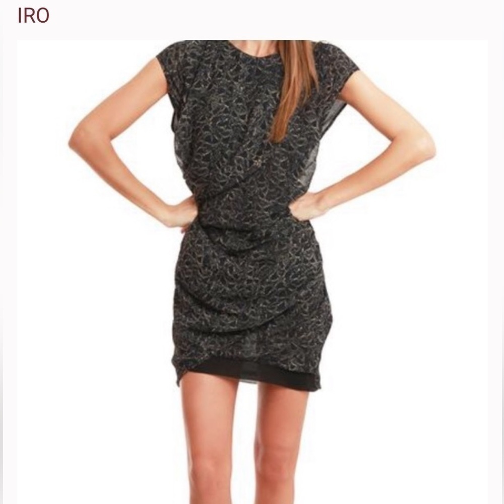IRO Paris telana drapey dress size 40